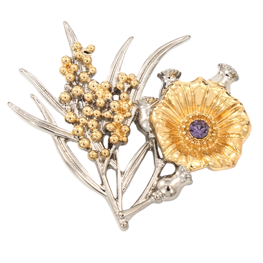 Poppy and Golden Wattle Front